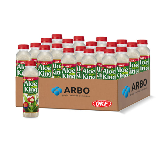 OKF Aloe Vera Drink – Litschi 500ml