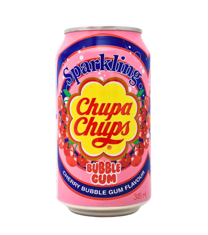 ChupaChups Soda Cherry BubbleGum 24x 345ml