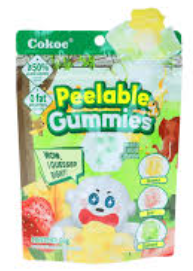 Cokoc Peeling Soft Candy Mixed Fruit 60g – schälbare Fruchtgummis gemischte Früchte Großhandel halal