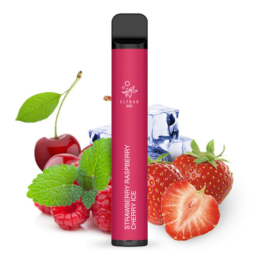 Elfbar 600 V2 CP - Strawberry Raspberry Cherry Ice - 1er