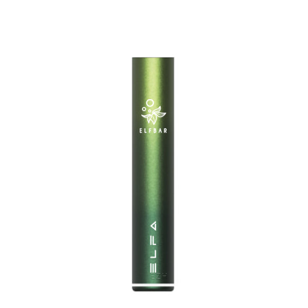 ELFA Pod Kit Basisgerät Aurora Green, wiederaufladbarer Akkuträger 500 mAh USB-C für ELFA Pods - Elfbar