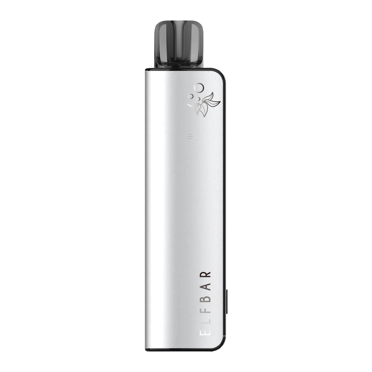 ELFA Master Basisgerät Lunar Silver – silbergrauer Akkuträger 850 mAh mit Farbdisplay und USB-C, ELFA kompatibel, Elfbar
