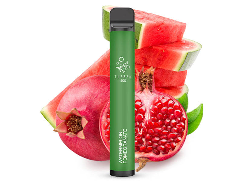 Elfbar 600 V1 20mg Nikotin Watermelon Pomegrenate - 10er Pack