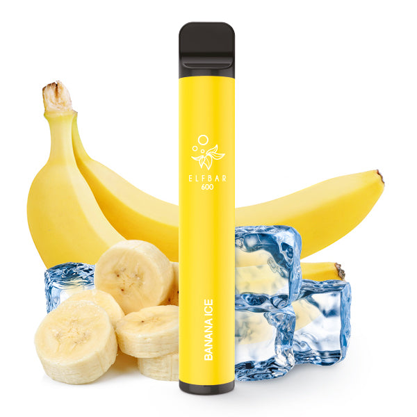 Elfbar 600 V1 20mg Nikotin "Banana Ice" - 10er Pack