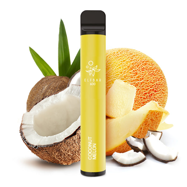 Elfbar 600 V1 20mg Nikotin "Coconut Melon" - 10er Pack