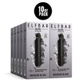 ELFBAR ELFA Basisgerät Obsidian Black 10er Pack – Stein Limited Edition Akkuträger/Akku 500mAh, Hammerschlag-Design