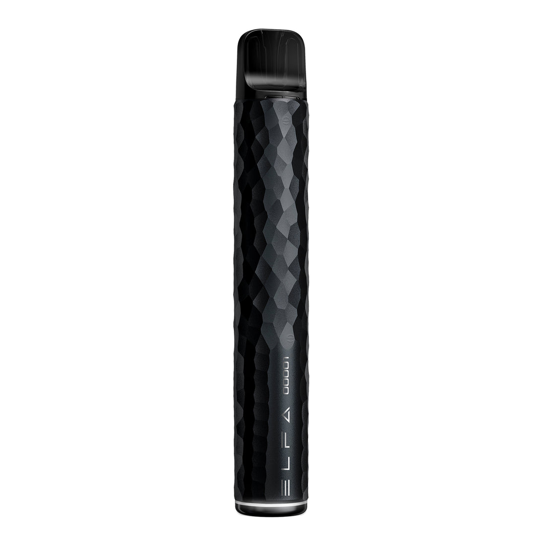 ELFBAR ELFA Basisgerät Obsidian Black – Stein Limited Edition Akkuträger 500mAh mit Hammerschlag-Design, Verpackung & Gerät