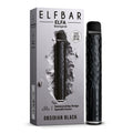 ELFBAR ELFA Basisgerät Obsidian Black – Stein Limited Edition Akkuträger 500mAh mit Hammerschlag-Design, Verpackung & Gerät