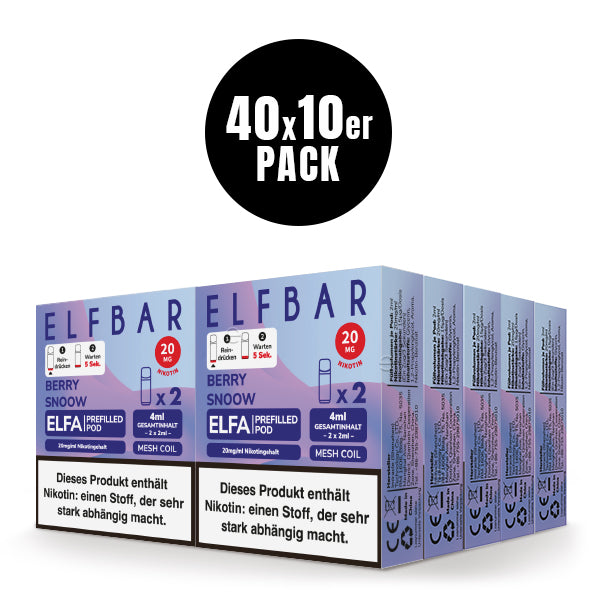 ELFA Pods 2er Pack 20mg Nikotin "Blueberry Snoow" - 10er Pack