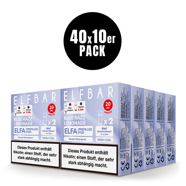 ELFA Pods 2er Pack 20mg Nikotin "Blue Razz Lemonade" - 10er Pack