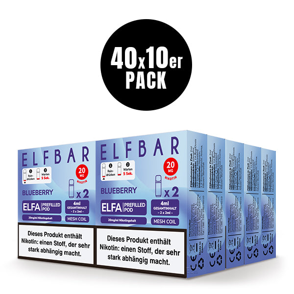 ELFA Pods 2er Pack 20mg Nikotin "Blueberry" 10er Pack