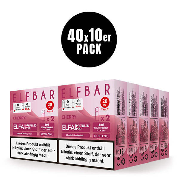 ELFA Pods 2er Pack 20mg Nikotin "Cherry" - 10er Pack