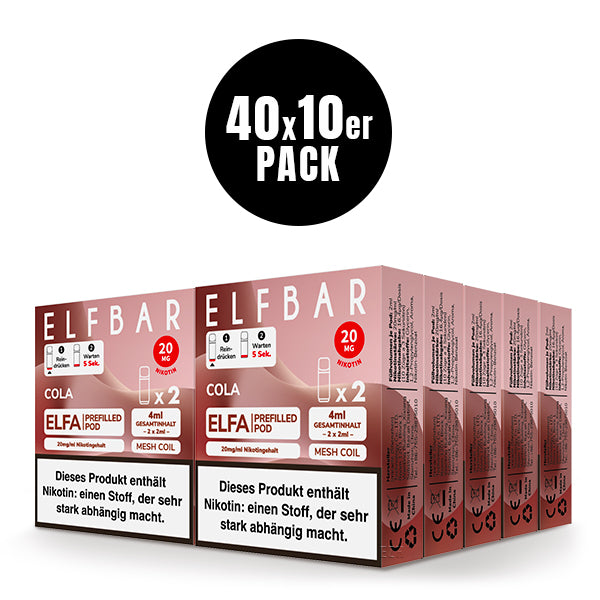 ELFA Pods 2er Pack 20mg Nikotin "Cola" - 10er Pack