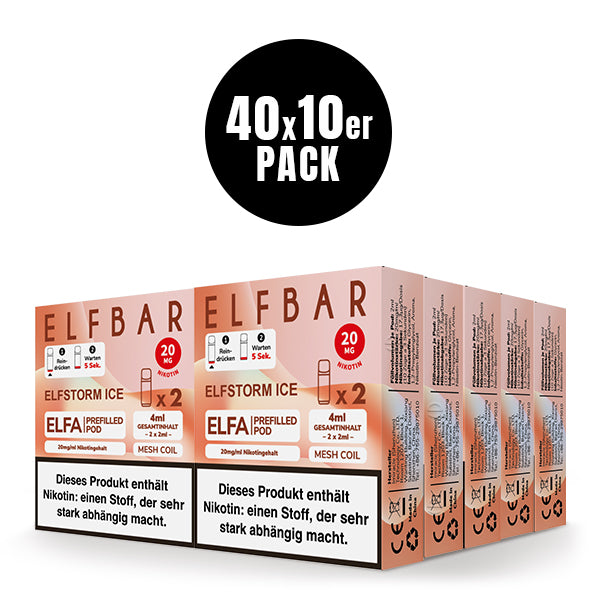 ELFA Pods 2er Pack 20mg Nikotin "Elfstorm" - 10er Pack