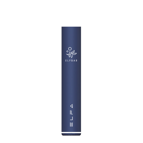ELFA Pod Kit Basisgerät Navy Blue – 10er Pack, wiederaufladbarer Akkuträger 500 mAh USB-C für ELFA - Elfbar