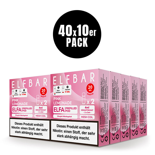 ELFA Pods 2er Pack 20mg Nikotin "Pink Lemonade" - 10er Pack