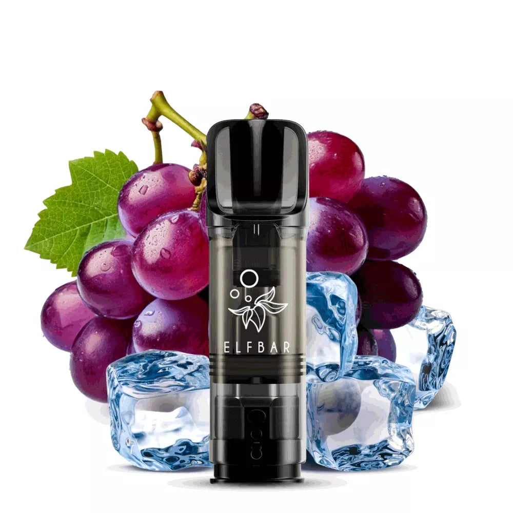 Elfbar ELFA Pod Grape Ice – Weintraube Eis Menthol 20mg Nikotinsalz