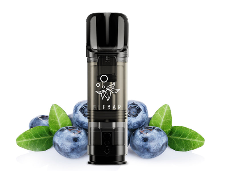 ELFA Pods Blueberry – vorbefüllter Elfbar Pod ohne Nikotin mit saftiger Blaubeere, kompatibel mit ELFA & ELFA PRO