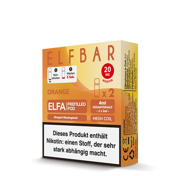 Elfbar ELFA Pods Orange 10er Pack Bundle – Großhandel B2B ArBo Wholesale