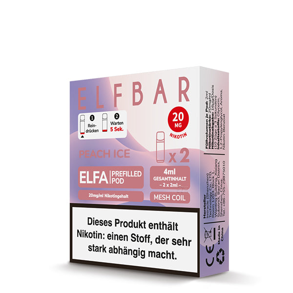 Elfbar ELFA Pods Peach Ice 10er Pack Bundle – Großhandel B2B ArBo Wholesale