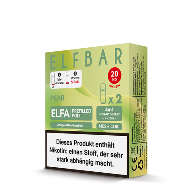 Elfbar ELFA Pods Pear 10er Pack Bundle – Großhandel B2B ArBo Wholesale