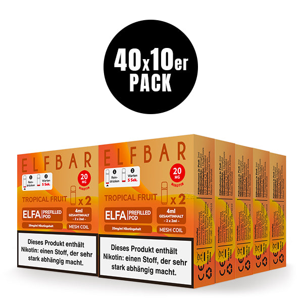 ELFA Pods 2er Pack 20mg Nikotin "Tropical Fruit" - 10er Pack