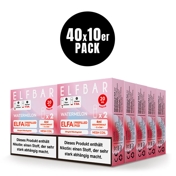 ELFA Pods 2er Pack 20mg Nikotin "Watermelon" - 10er Pack