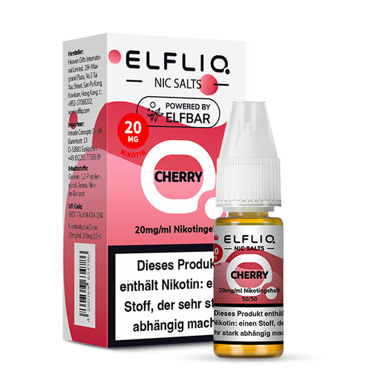 ELFLIQ - Elfbar Liquid - Cherry 10 - 20mg/ml