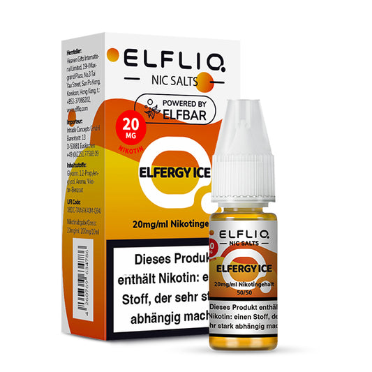 ELFLIQ - Elfbar Liquid - Elfergy ICE - 10-20mg/ml