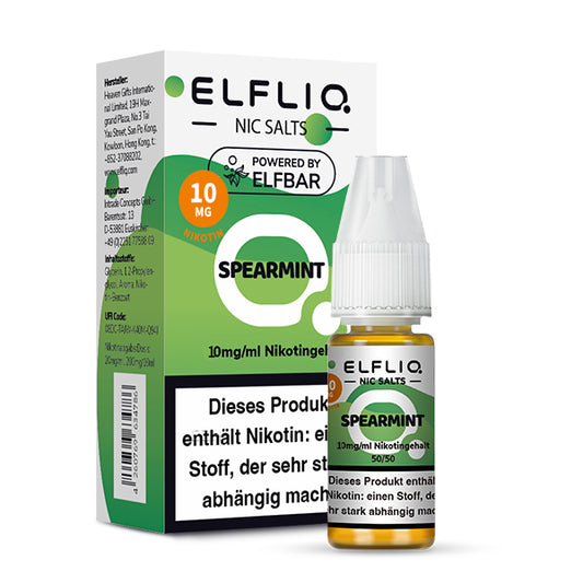 ELFLIQ - Elfbar Liquid - Spearmint - 10-20mg/ml