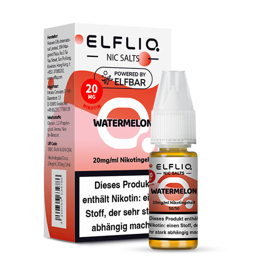 ELFLIQ - Elfbar Liquid - Watermelon - 10-20mg/ml