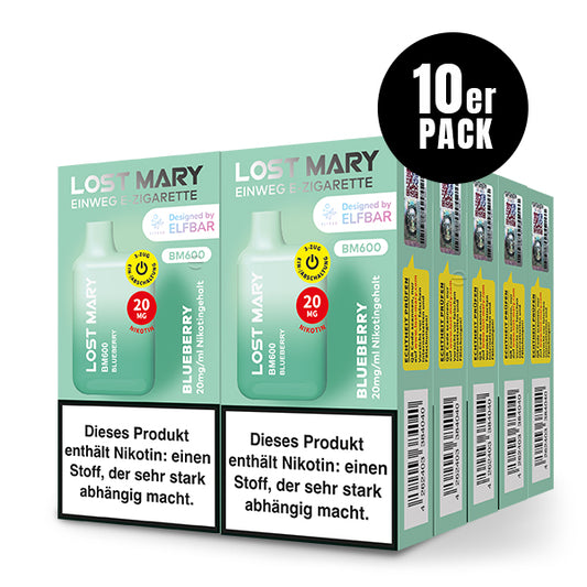 Lost Mary BM600 Blueberry - 10er Pack