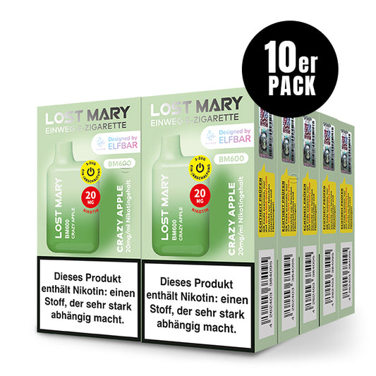 Lost Mary BM600 Crazy Apple - 10er Pack