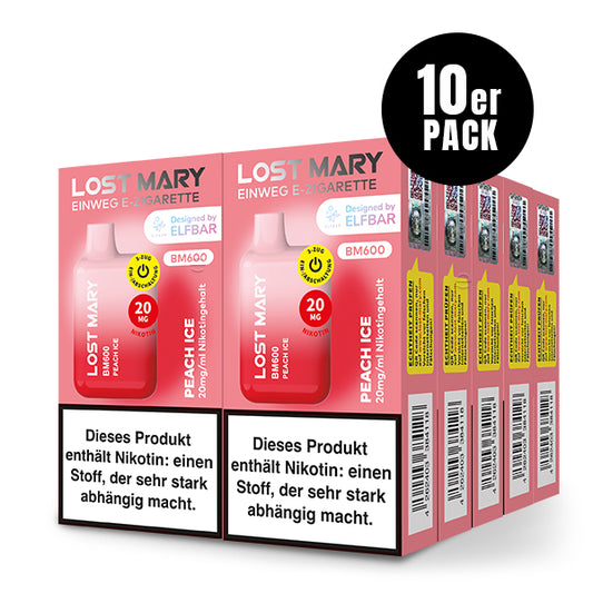 Lost Mary BM600 Peach Ice - 10er Pack