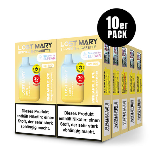 Lost Mary BM600 Pineapple Ice - 10er Pack