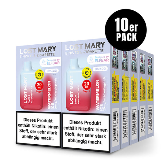 Lost Mary BM600 Watermelon Ice - 10er Pack