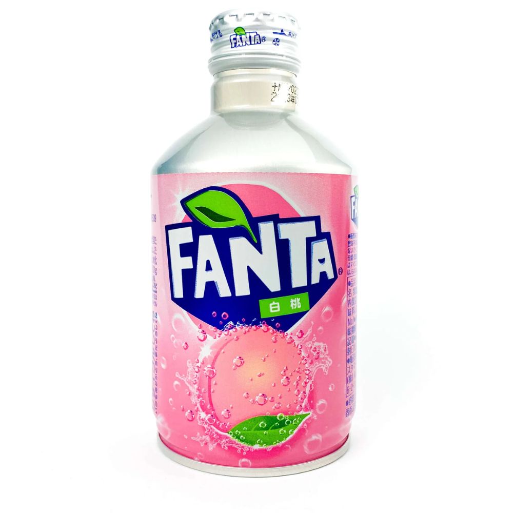 Fanta White Peach Japan – Aluminiumflasche – 300ml