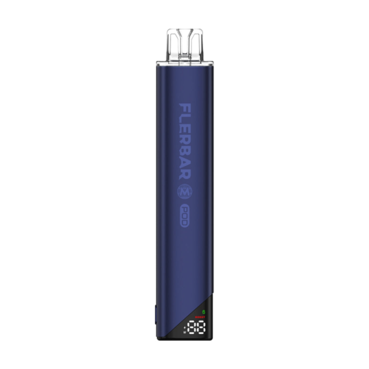 Flerbar M Basisgerät Anthrazit – wiederaufladbarer Akku / Akkuträger 650 mAh mit Display, USB-C, für Flerbar M Pods (Pods separat)