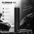 Flerbar M Pod Basisgerät Black – Akkuträger 650 mAh mit LED-Display, einstellbarer Leistung (Adjustable Power), Kindersicherung & USB-C, Mehrweg Pod-System (ohne Pods)