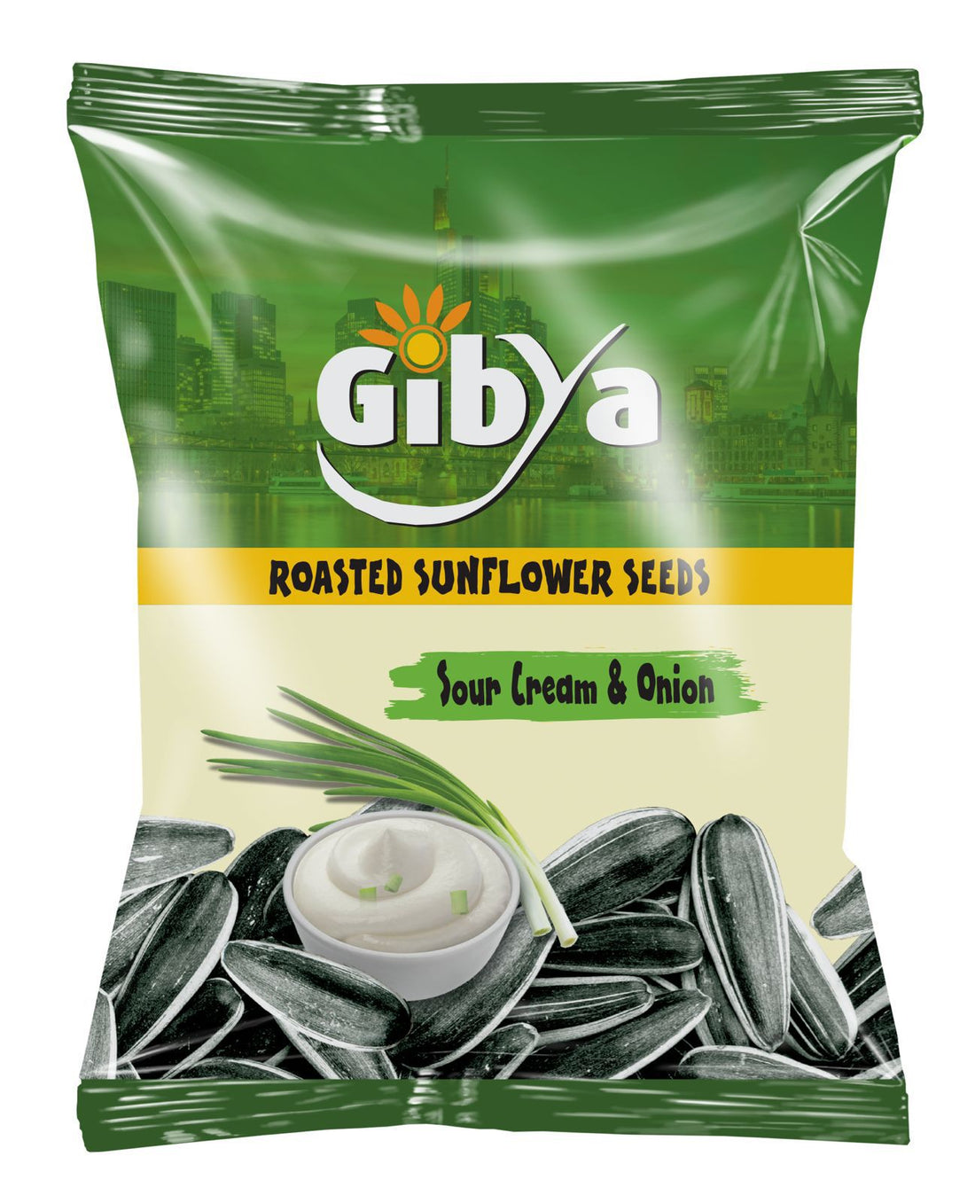 GibYa - Sonnenblumenkerne Sour Cream & Onion 100g