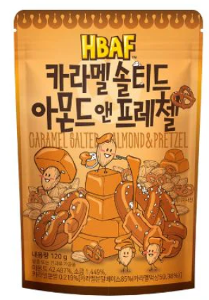 HBAF Mandeln – Salted Caramel & Pretzels 120 g