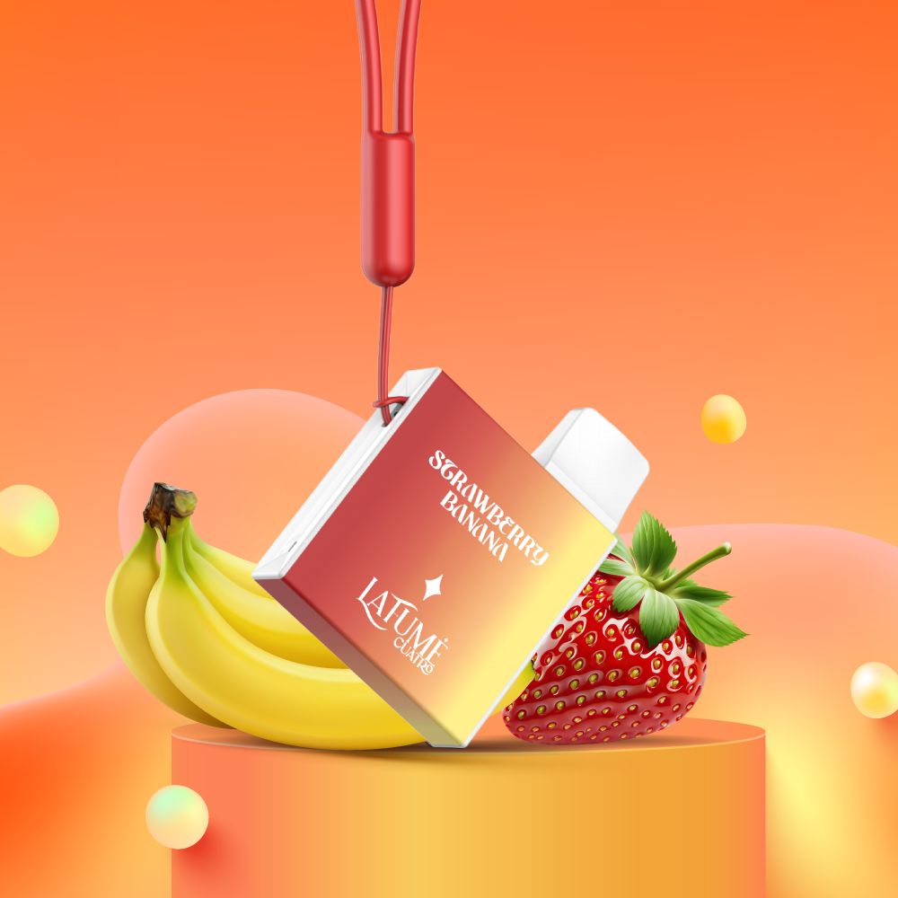 LaFume Cuatro Strawberry Banana - 10er Pack