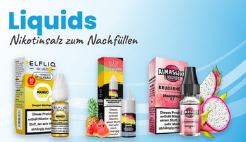 Nikotinsalz Liquids – ELFLIQ, Al Fakher und Al Massiva
