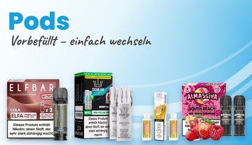 Vorbefüllte Pods – ELFA Cola, Al Fakher Crown Bar, Flerbar und Al Massiva