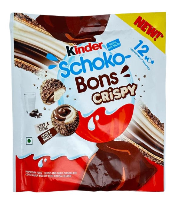Kinder Schoko-Bons Crispy 67g – Import kaufen Deutschland nicht im Supermarkt Ferrero