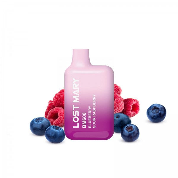 Lost Mary BM600 Blueberry Sour Raspberry by Elfbar – Einweg E-Zigarette mit Blaubeeren und sauren Himbeeren