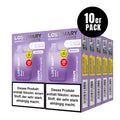 Lost Mary BM600 Grape 10er Pack by Elfbar – Weintraube Einweg E-Zigarette Großhandel ArBo Wholesale