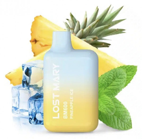 Lost Mary BM600 Pineapple Ice by Elfbar – Einweg E-Zigarette mit Ananas und Eiswürfeln