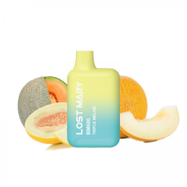 Lost Mary BM600 Triple Melon 600 Züge by Elfbar – Einweg E-Zigarette sofort einsatzbereit