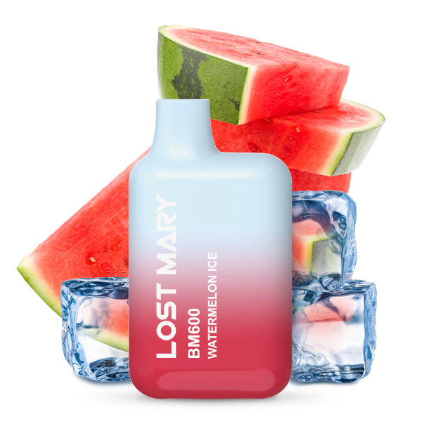 Lost Mary BM600 Watermelon Ice by Elfbar – Einweg E-Zigarette mit Wassermelone und Eiswürfeln